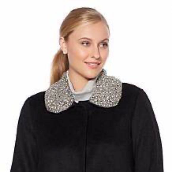 Colleen Lopez Opulence Embellished Wool Coat - Picture 11 of 11